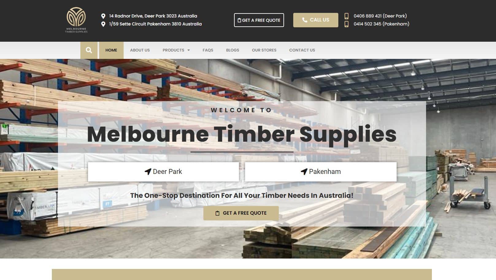 melbourne timber supplies