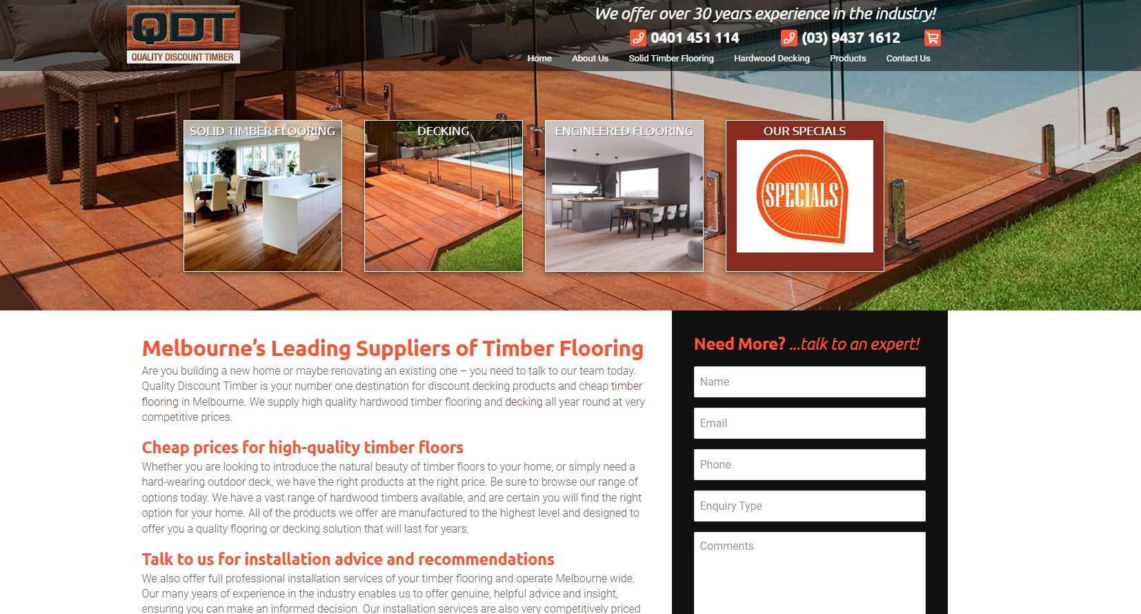 quality discount timber melbourne